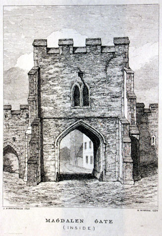 Inside of Magdalen Gate