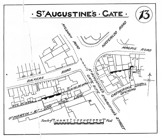 Map of the walls