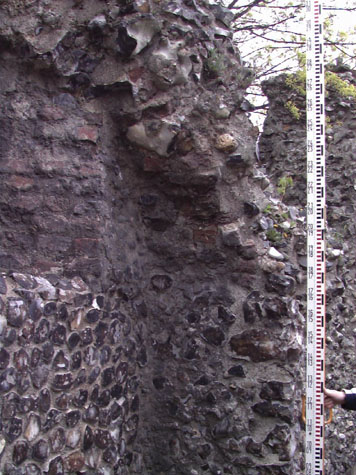 Jamb of east arch