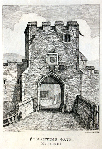 Outside of St Margaret's Gate from the North