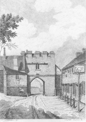 View of outside of Gate 1861