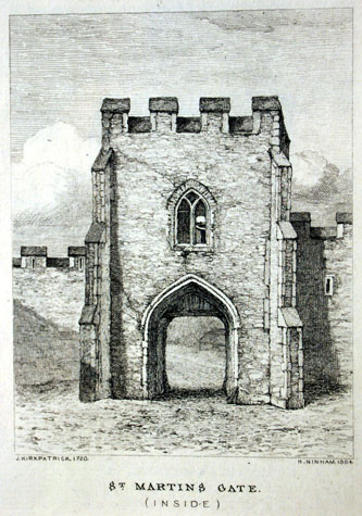Inside of St Martin's Gate