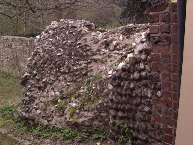 Remains of the tower from south east