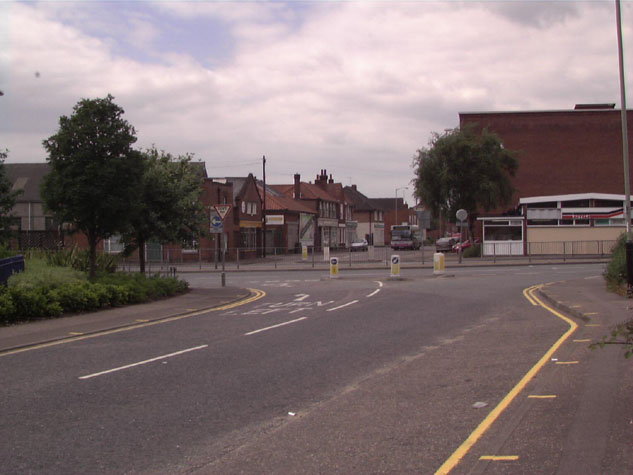 View looking west