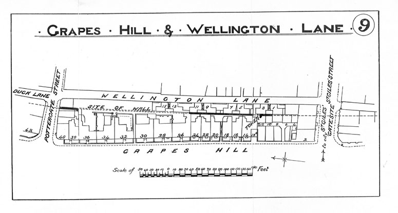 Map of Grapes Hill