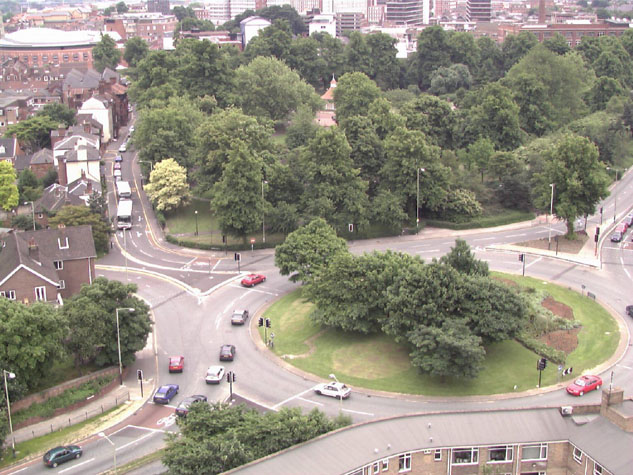 View of the site of the Drill Hall