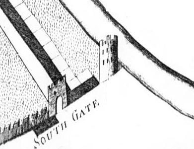 Detail from Thomas Cleer's Plan, 1696