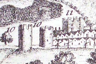 Detail from John Kirkpatrick's Prospect of Norwich, 1723