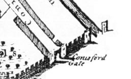 Detail from Samuel King's Plan, 1766