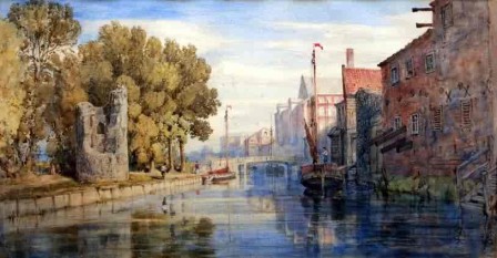 J.J. Cotman's 1874 watercolour from the south-west