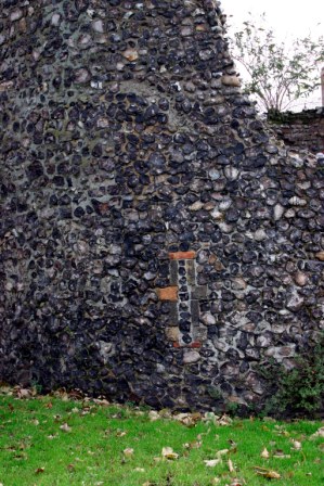 Detail of blocked ground-floor west loop