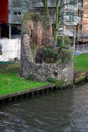 View from Carrow Bridge looking north-east