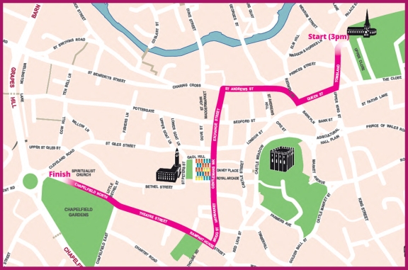 LMW 2026 procession route