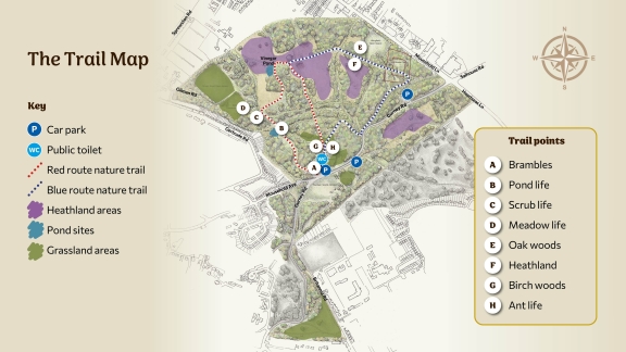 Biodiversity trail updated map Aug 26
