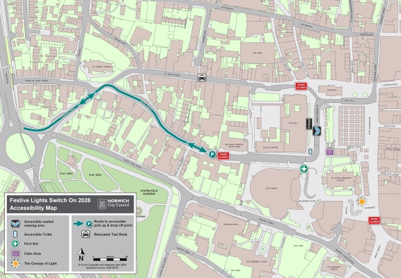 Festive lights Switch on accessibity location map 2026