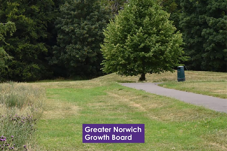 Grass and trees at Pilling Park