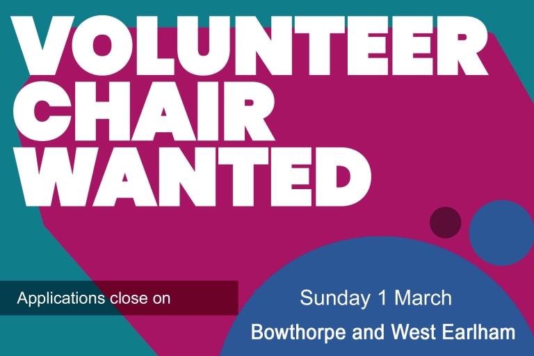 Volunteer to be a chair