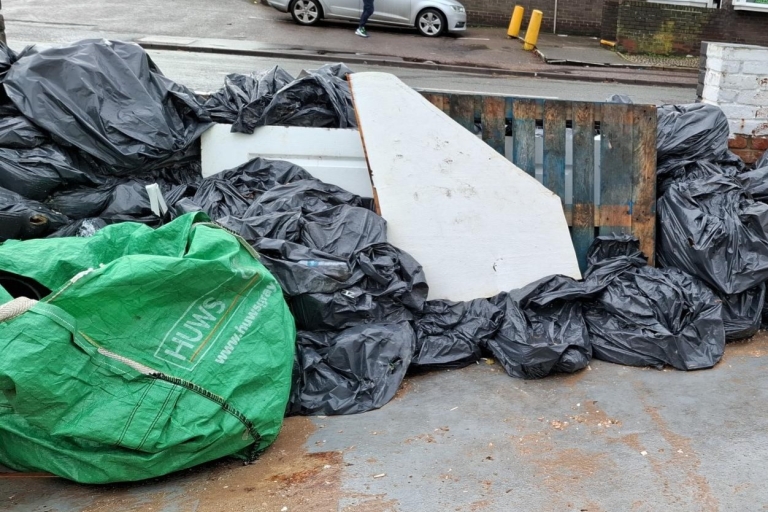 An example of poorly managed business waste