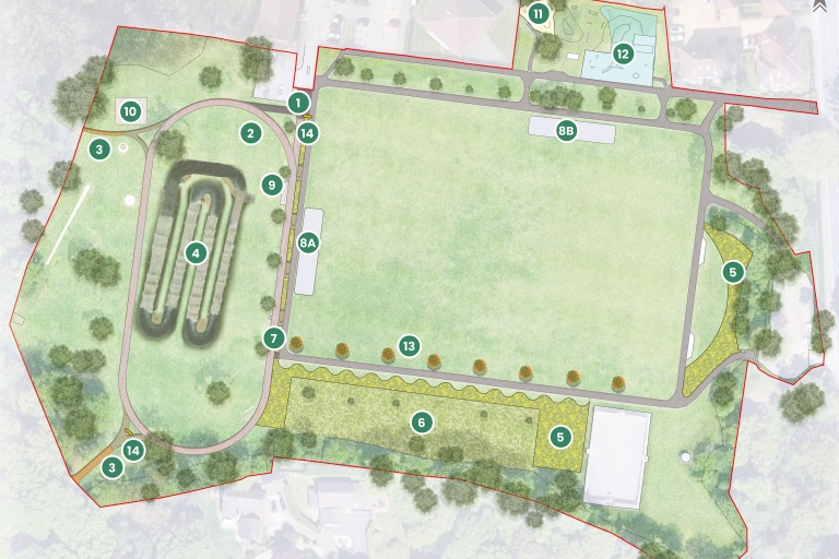 Pilling Park Masterplan Map