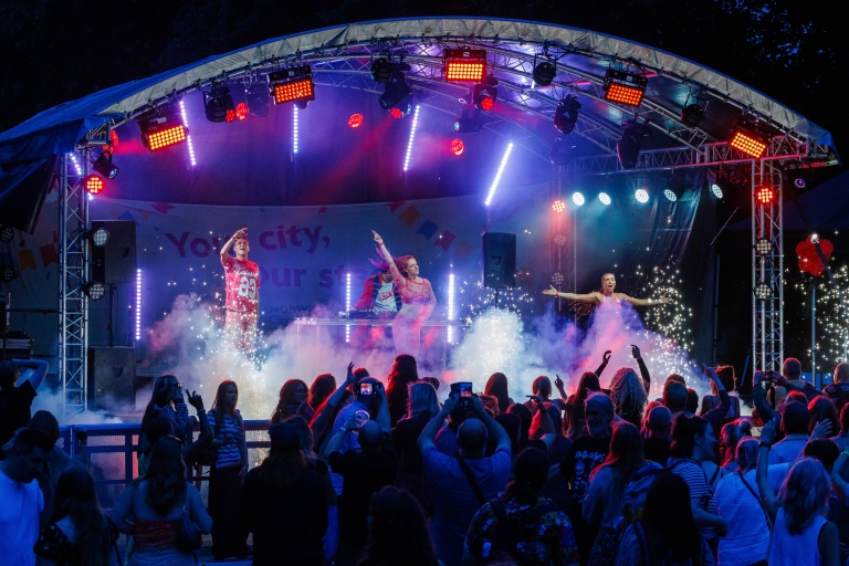 Live music stage at Lord Mayor's 2026