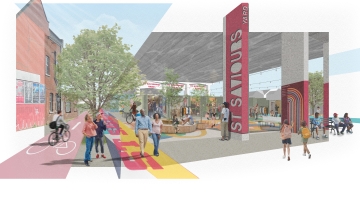 St Saviours Yard visual representation