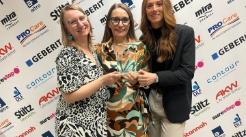 Home Improvement Team receiving the award