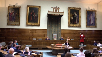 Picture showing the ceremony in the council chambers