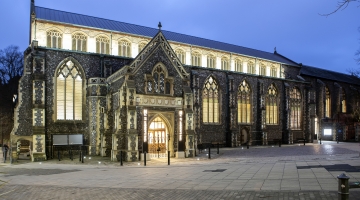 The Halls at night