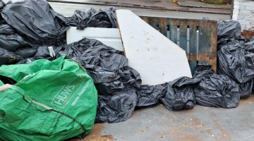 An example of poorly managed business waste