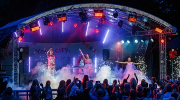 Live music stage at Lord Mayor's 2026