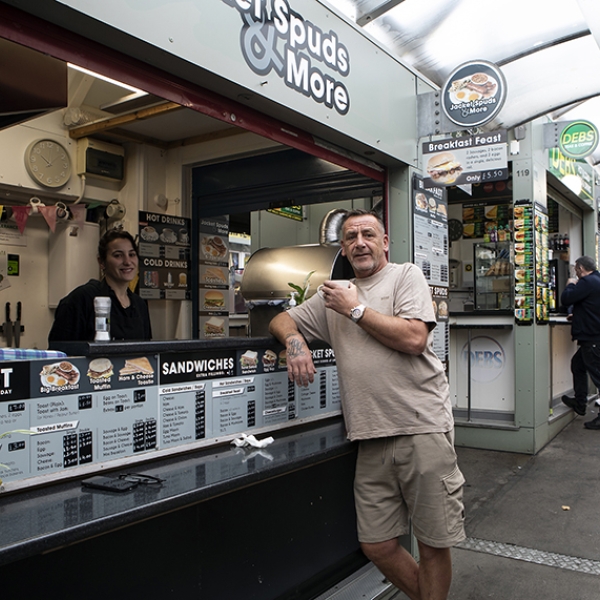 Jacket spuds and more stall