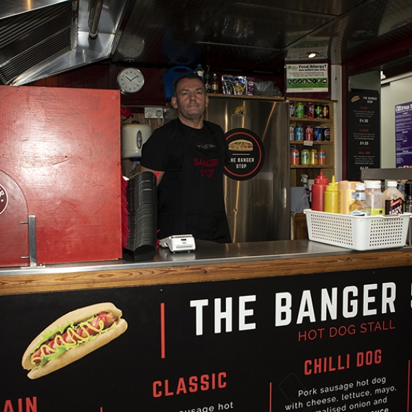 the banger stop stall