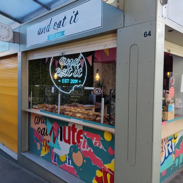 and eat it market stall