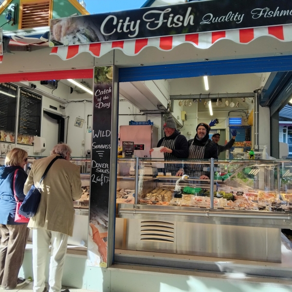 city fish stall
