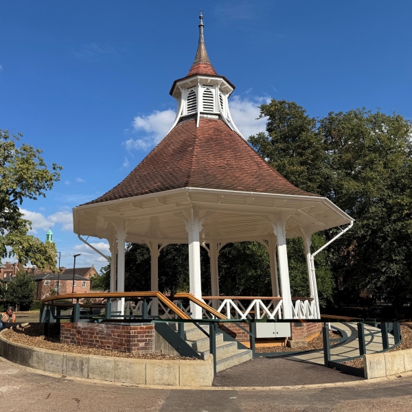 Restored Chapelfield bandstand 